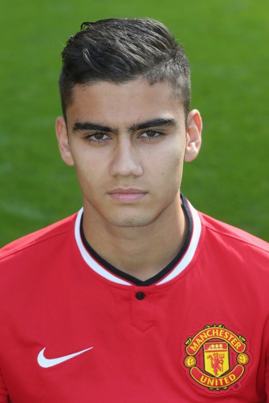 Young Andreas Pereira at Manchester United
