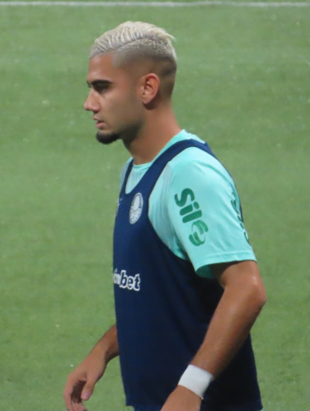 Andreas Pereira in Palmeiras training